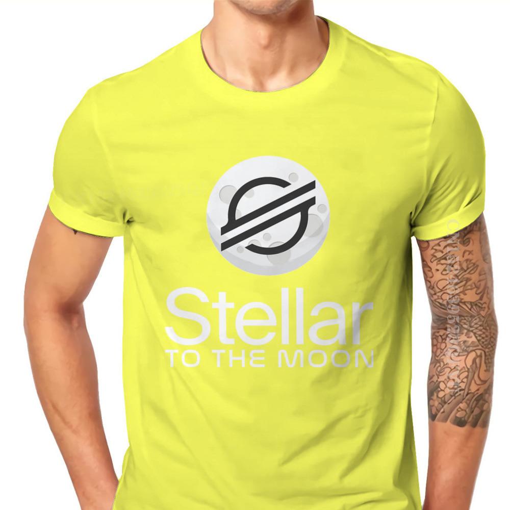 Classic Hip Hop Tshirts Stellar Crypto XLM Coin Cryptocurrency Tops Comfortable Unisex T Shirts Unisex Tshirt Clothing Gift Clothes