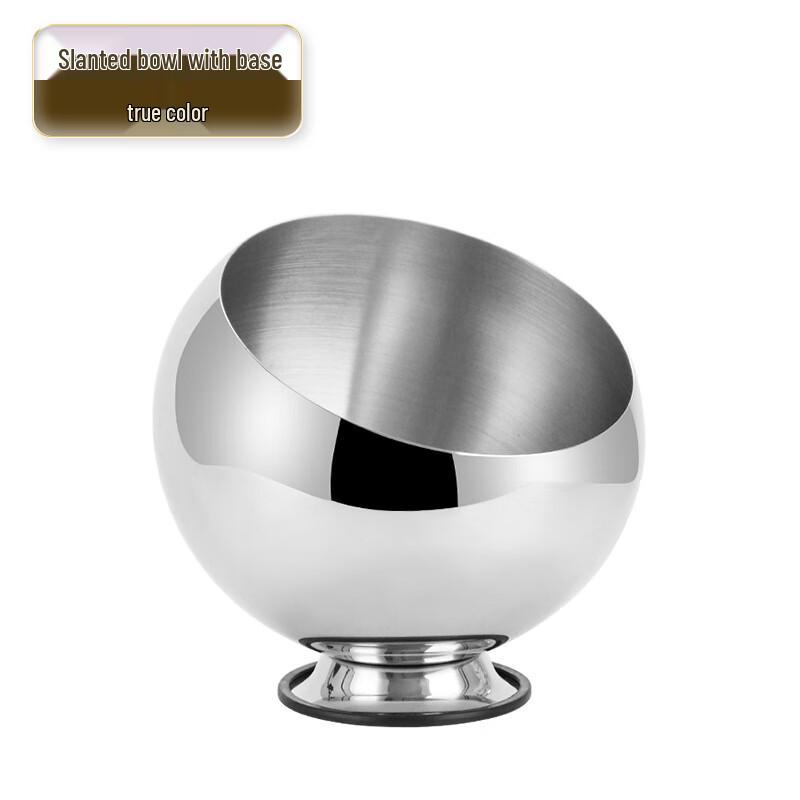 Feng Zhi Stainless Steel Slanted Serving Bowl
