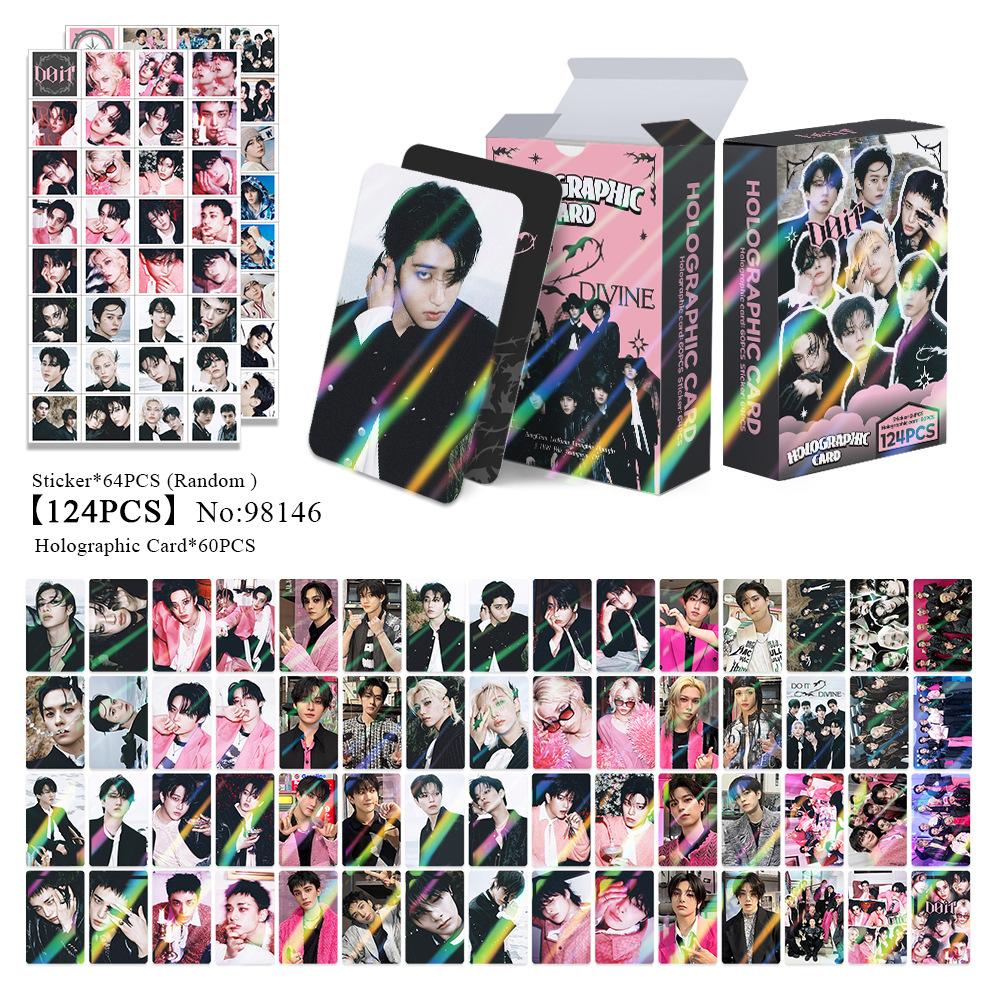 124Pcs  Card Stray Kids Card Boy Group Album "DO IT"Pocards Lomo Hyunjin Felix LeeKnow Han BangChan  Album Fans Gifts