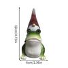 Cartoon Gartenzwerg Figur Lustige Zwerg Skulptur Kreativer Zwerg Froschreiter Statue Zuhause