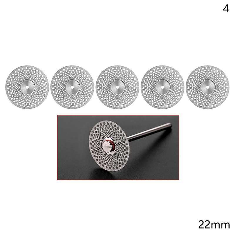 

5 шт. Полировальные алмазные диски для зубной лаборатории/оправка Двусторонний диск с покрытием Стоматологический вращающийся режущий инструмент для полировальной машины