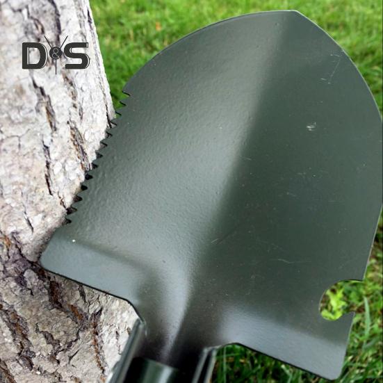 Klappspaten, multifunktionale Militärschaufel mit Aufbewahrungstasche, Outdoor-Überlebensschaufel, taktische Schaufel zum Wandern, Camping und Gartengebrauch