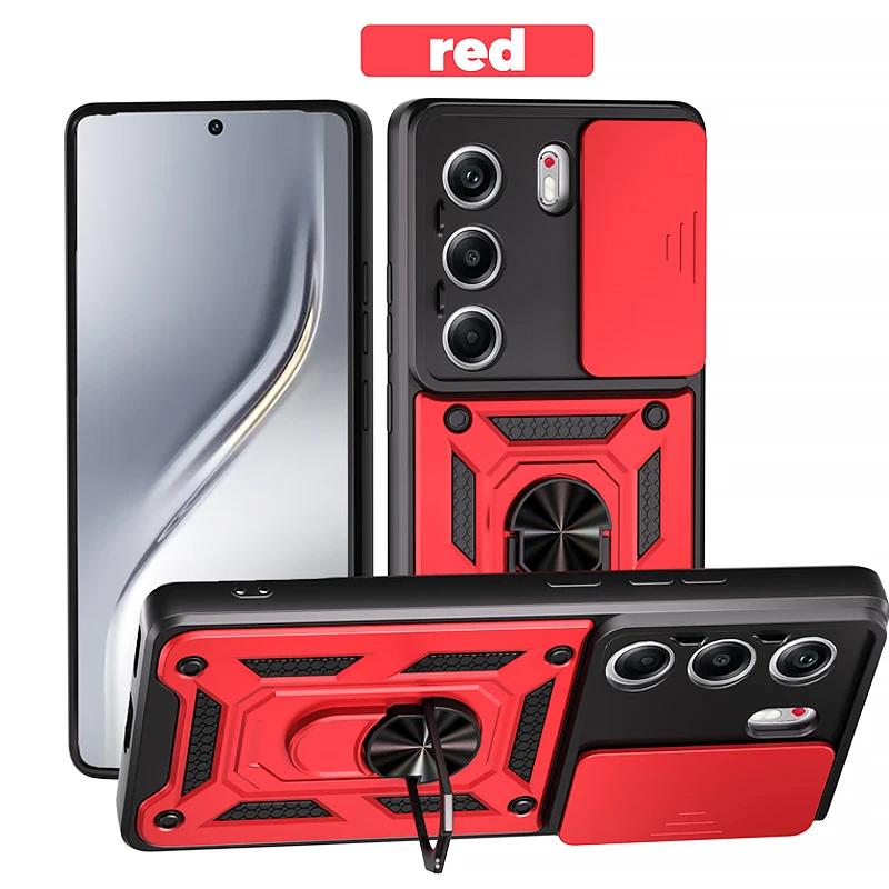 For Tecno Camon 40 Pro 4G 5G Camera Shockproof Armor Case For Tecno Camon 40 4G Car Magnetic Holder Ring Protect Cover