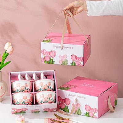 Baizi'en Zestaw Ceramicznej Zastawy Stołowej Tulip H55