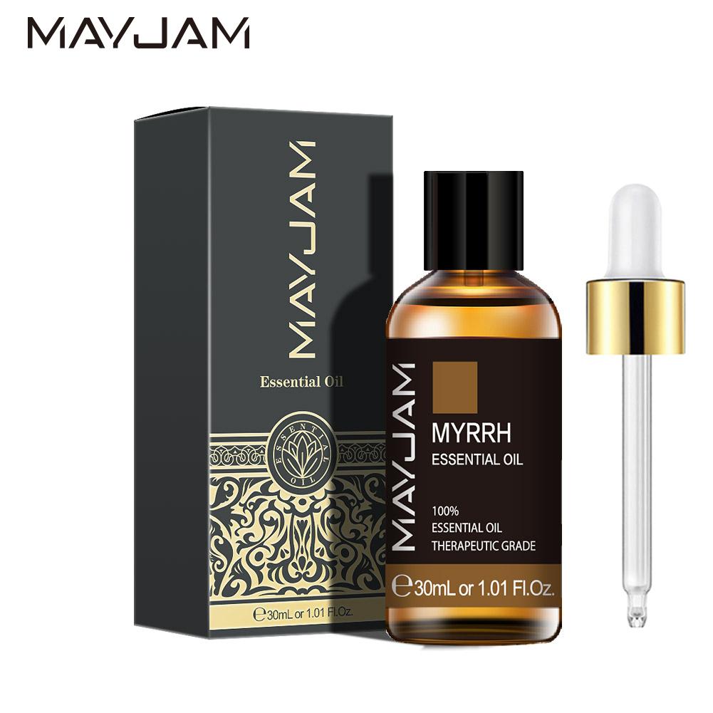 MAYJAM 10ml/30ml/100ml Myrrh Pure Essential Oil Natural Plant Therapy Aromatherapy Diffuser Humidifier Massage Relieve Stress Healthy Care