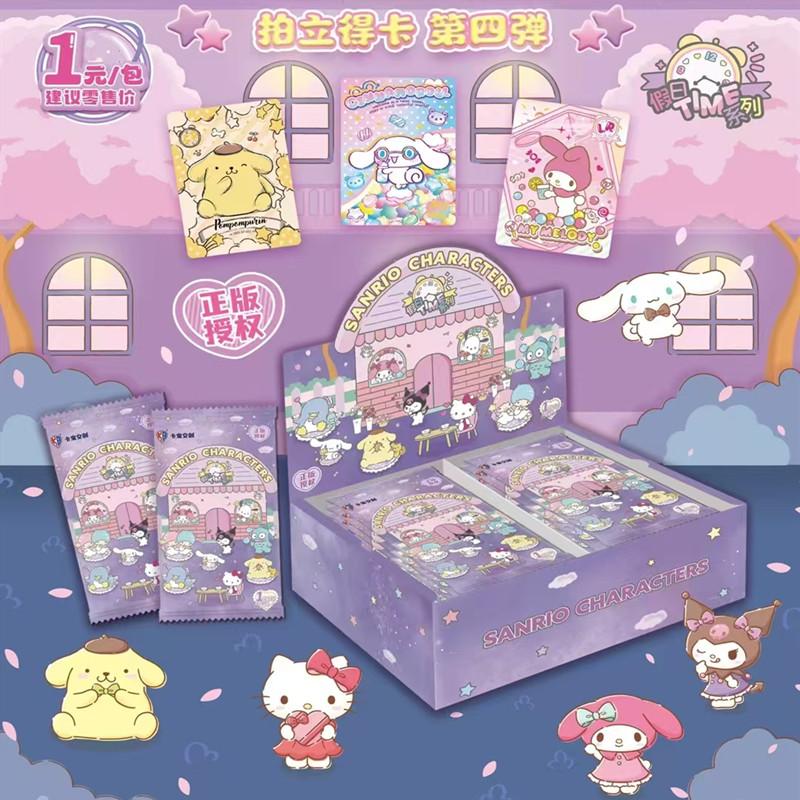 New Sanrio Kuromi My Melody Shining Collectible Card Game Trading Card Toys For Birthday Gift