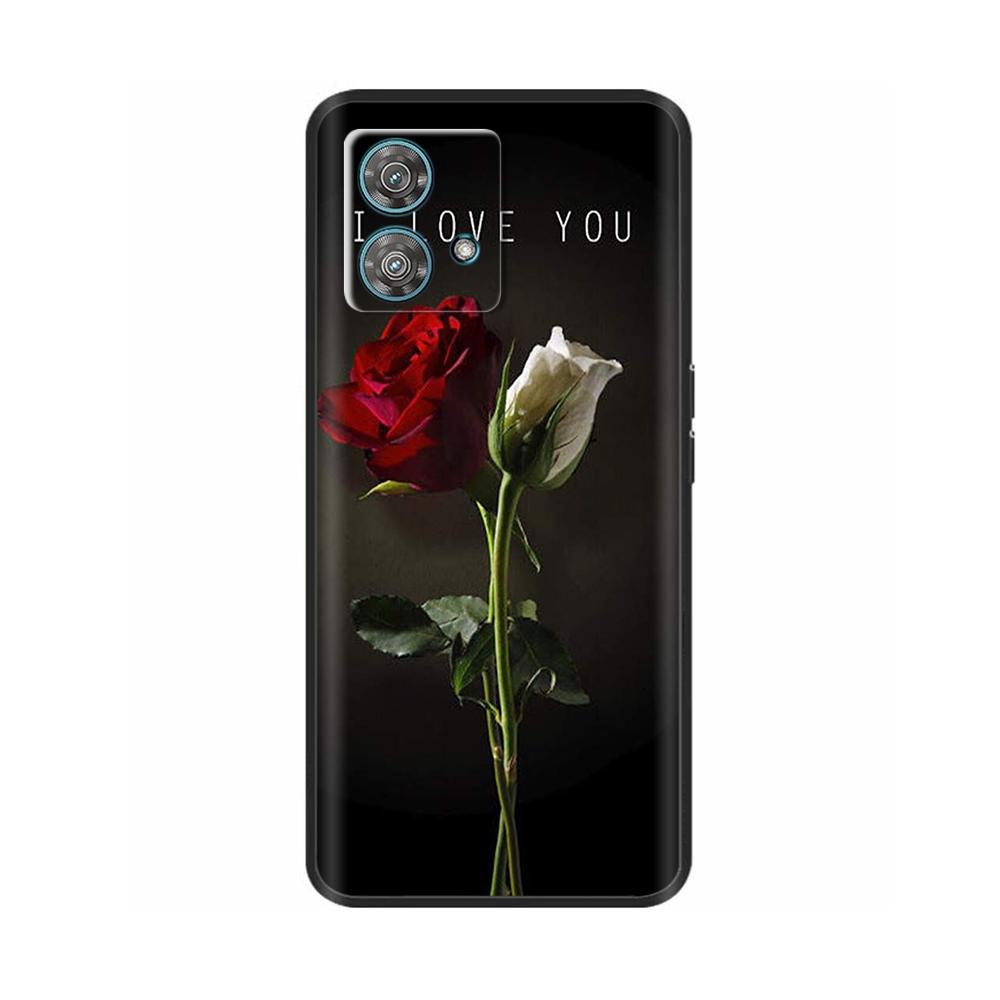 For Moto Edge 40 Neo Case Shockproof Shell Soft Silicone TPU Back Cover For Motorola Moto Edge40 Edge 40 Neo 5G Phone Cases Etui