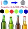 Tappi di Bottiglia, Tappi di Bottiglia di Birra in Silicone Riutilizzabili Tappo per Bottiglia di Soda Cappello Sigillatore Coperchio per Bevande, HomeBrew, Gadget da Cucina, Previene Fuoriuscite, Senza BPA
