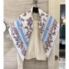 NINA SOLOR Butterfly Twill Silk Scarf