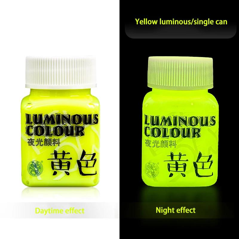 58ML Luminous Acrylic Pigment Fluorescent Paint Glow in Dark DIY Halloween Party Jewelry Nail Art Nail Beauty Resin Pigment