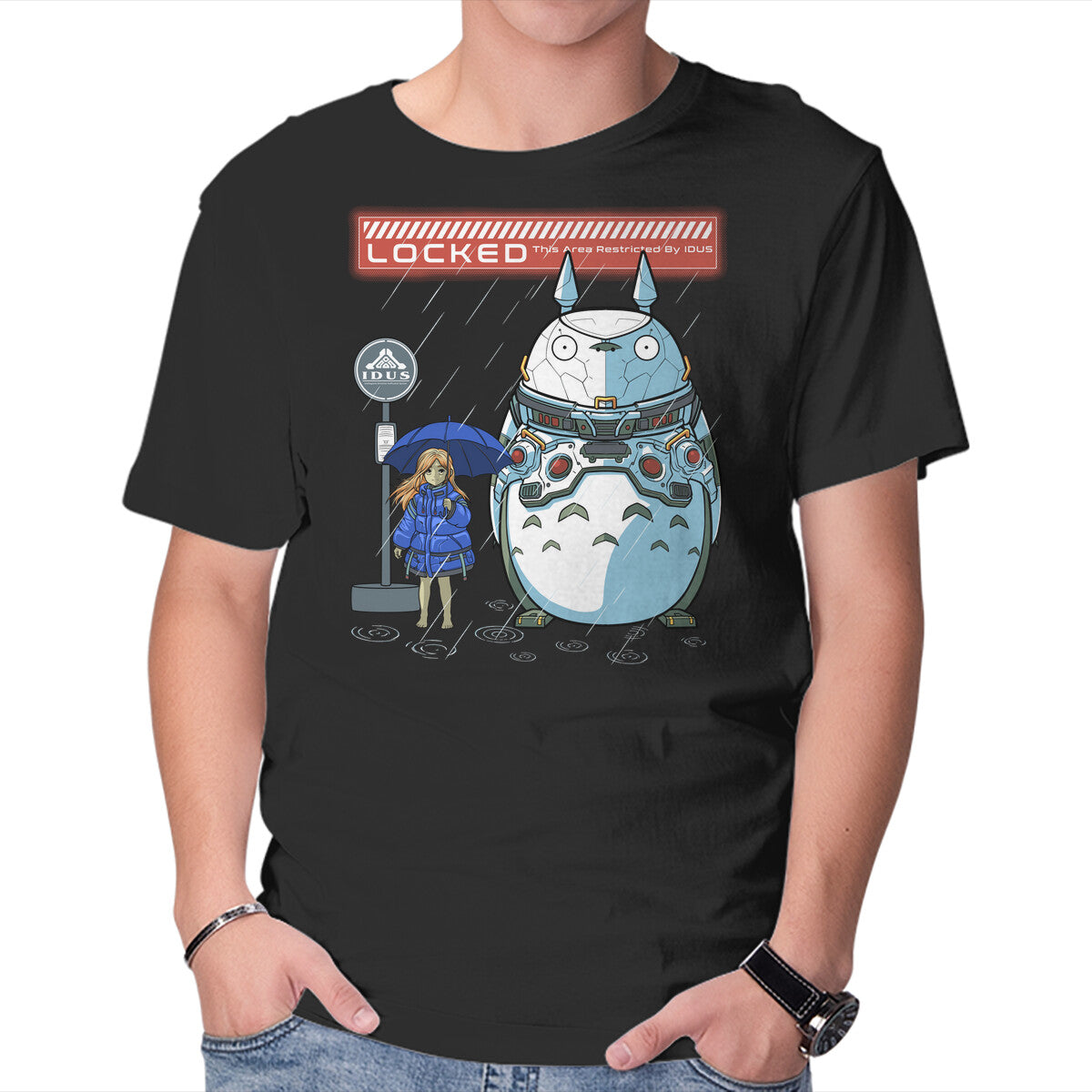 Unisex Crew Neck T-Shirt My Cyber Neighbor Graphic Short Sleeve Casual Tee XL