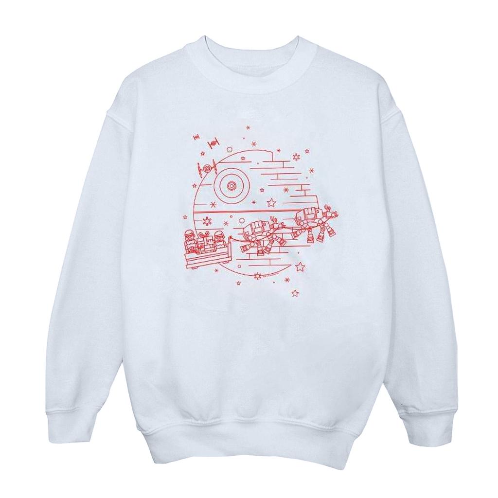 Star Wars Womens/Ladies Death Star Sleigh Sweatshirt