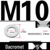 Double-Stacked Interlocking Toothed Anti-Slip Lock Washer 304 Stainless Steel DIN25201