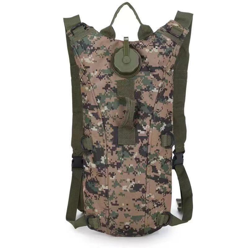 Long-Distance Hiking Hydration Backpack with 3L Bladder - Large Capacity & Multifunctional Tactical Pack