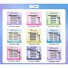 Stapi - Glue-free Multipack False Eyelashes Cluster (Various Designs) / Tweezers