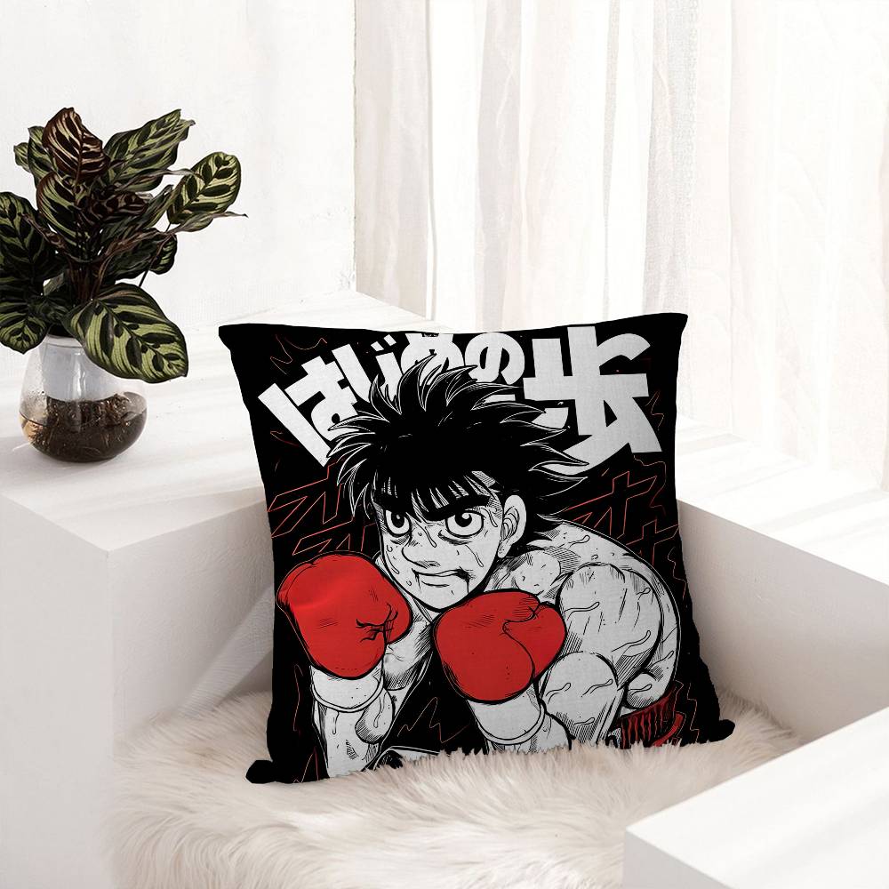 Hajime No Ippo Anime Office Cushion Pillowcase Car Cushion Cover45X45CM Lumbar Pillowcase Sofa Pillowcover