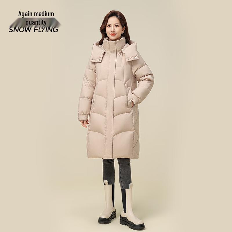 

SNOWFLYING Men s Hooded Duck Down Jacket L