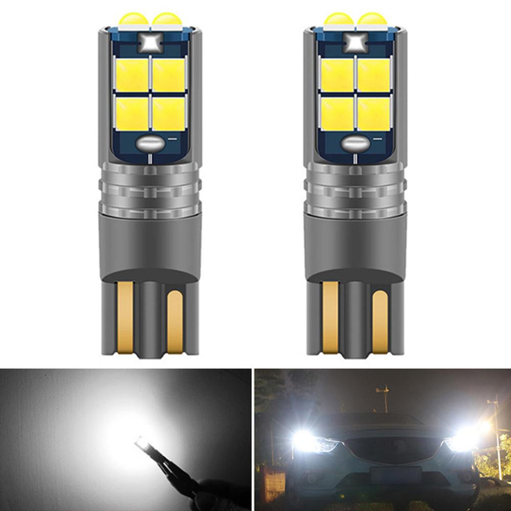 2pcs T10 W5W Super Bright Car Interior Reading Dome Light Marker Lamp 168 194 LED Auto Wedge Parking Bulbs Orange High Quality