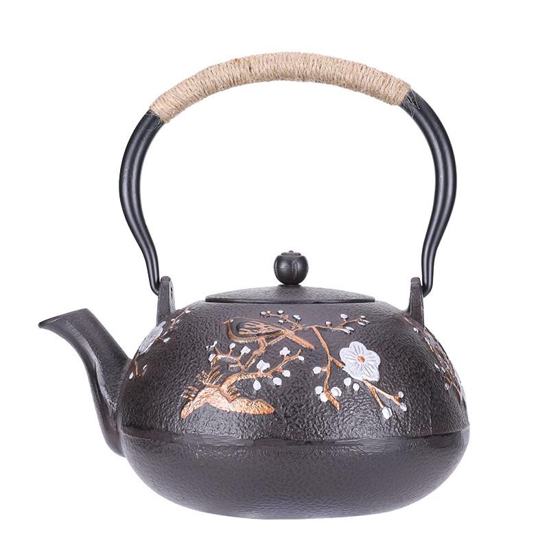 

Retro Enamel Lined Iron Kettle Set