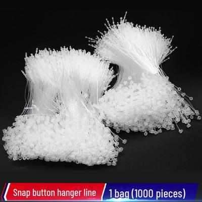 Snap Buckle Hand Threading Needle for Plastic Tag Line and Clothing Accessories