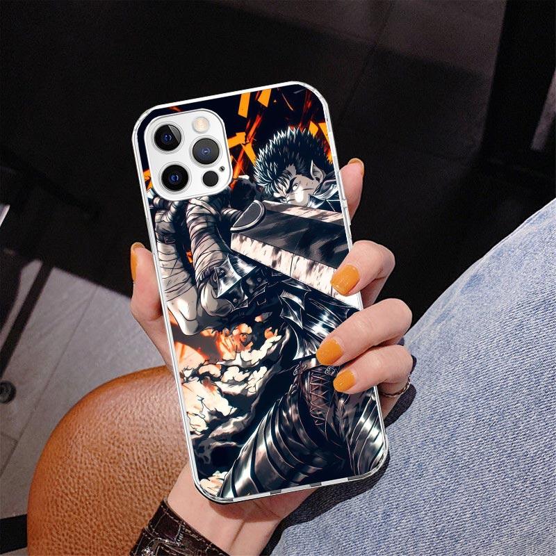G-Guts B-Berserks Anime Phone Case For iPhone 17 Air 16 Pro Max 16E 15 + 14 Plus 11 12 13 Mini 7 8 SE Gift Print Cover Fundas