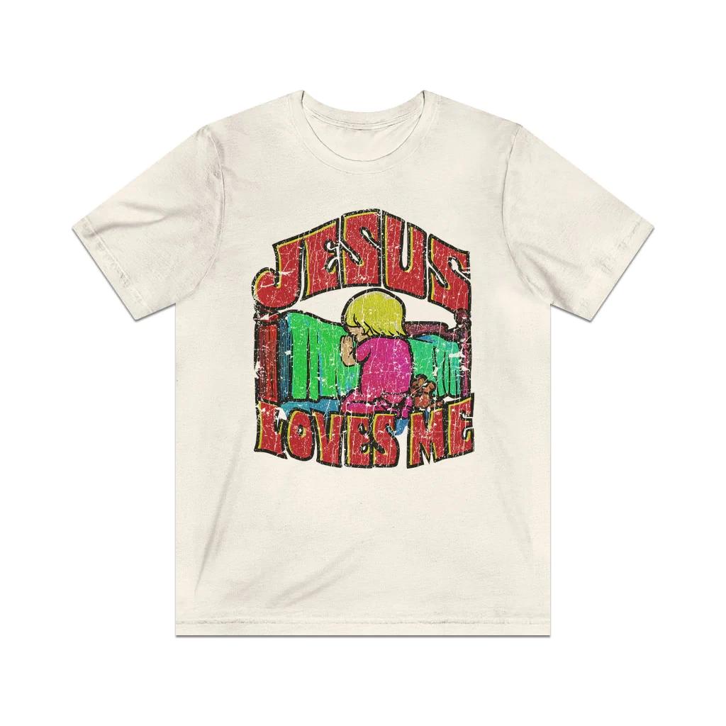 

Jesus Loves Me 1970 Vintage Men s T shirt 4XL