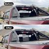 Zhizhong Rear Middle Window Decal Compatible With RAM 1500 2500 3500 2009- 2024, American Flag Back Sliding Window Sticker