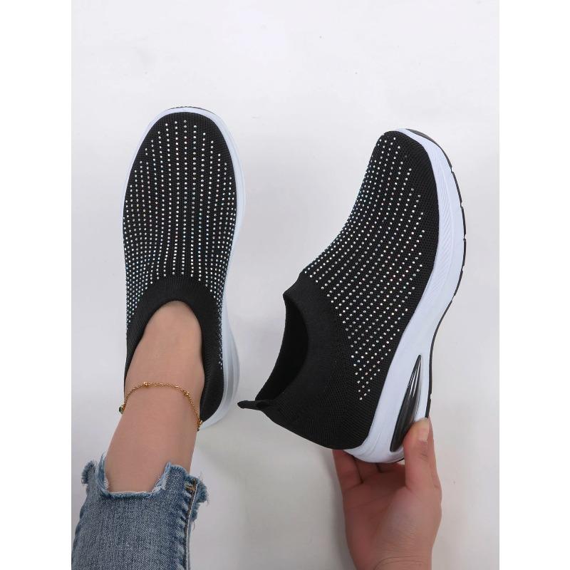 Spring new women's sports shoes, fashionable, breathable, lightweight, non-slip, wear-resistant, casual sports shoes, flat shoes