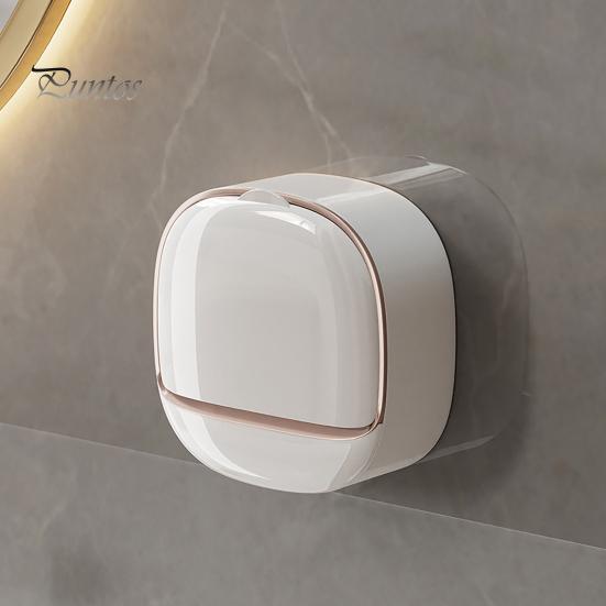 Self Draining Soap Holder Strong Load-bearing Easy To Install Bathroom Wall Mounted Soap Box Tray Container
