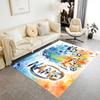 Soccer Fun Bluey Customize Your Name Area Rug Design for Bedrooms Dining Room Living Rooms Foyer Antislip Carpet Office home decor Wedding Party Gift