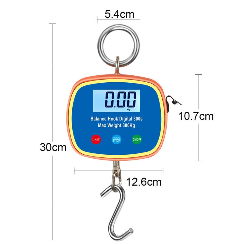 

LCD Dual-display Hanging Scale Double-sided Electronic Hook Scale Industrial Portable Charging Scales Accurate Hanging Scales
