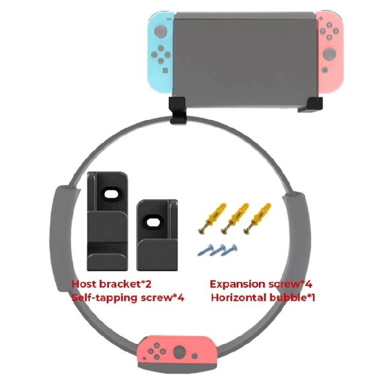 Storage Bracket Gaming Accessory Fitness Ring Wall Mount Hanger Hook for Switch