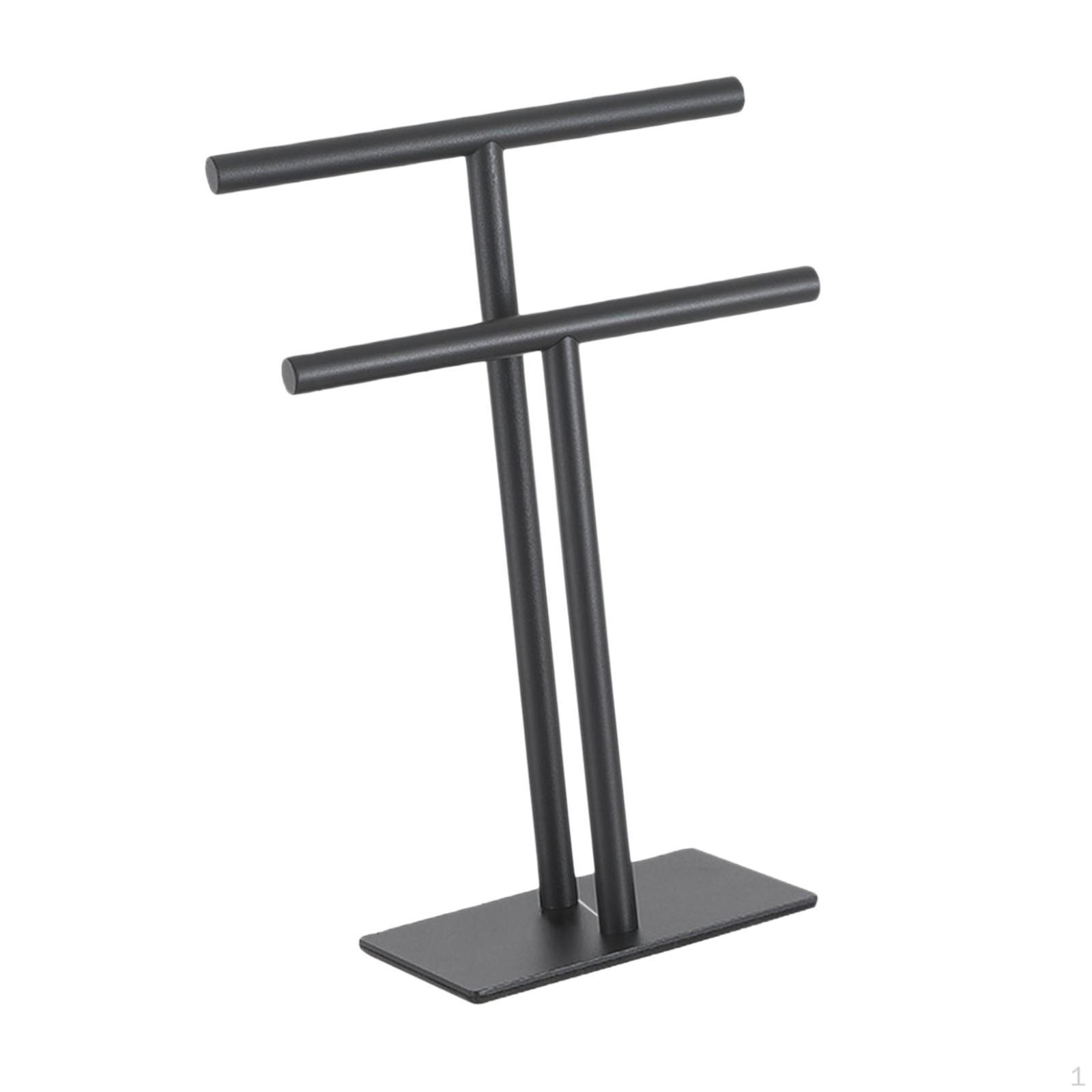 

Вешалка для полотенец, стойка на столешницу, держатель для полотенец, полка для прачечных и туалетов чёрный