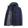 Veste Chaude Décontractée Automne/Hiver pour Homme Veste à Capuche Jeune Oversize Slim-fit