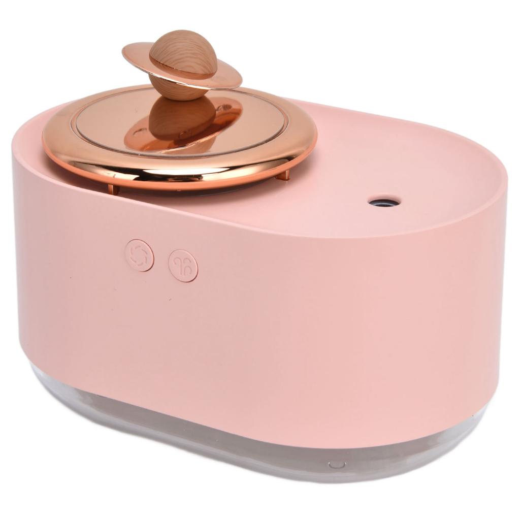 2 in 1 Rotating Planet Humidifier USB Charging Cordless Mute Spray Humidification for Home