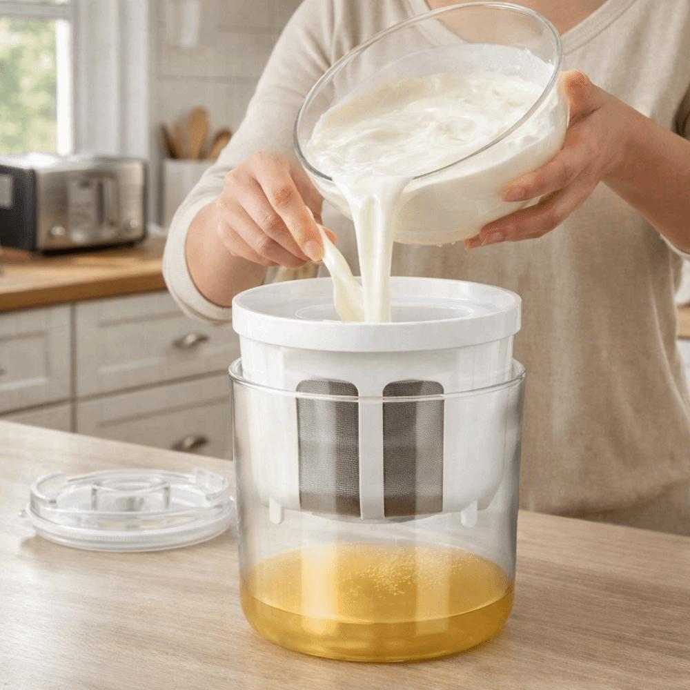 Edelstahl Joghurt-Sieb Feines Sieb Käse-Sieb Lebensmittel-Sieb Lebensmittelverarbeitung