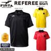 [FINTA] FINTA Soccer Futsal Referee Short-Sleeve Shirt FT5978 (0500) Black Size O