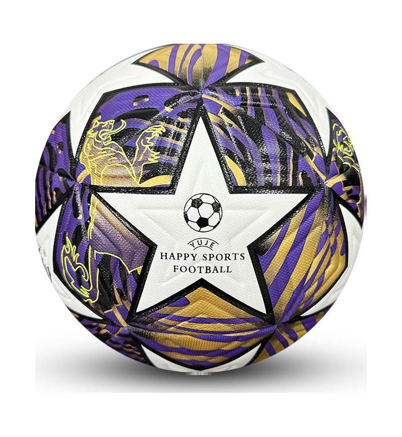 Champions League Series Size 5 Wear-Resistant PU Soccer Ball for Adult Competition/Outdoor Sports