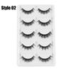 Extensions de Cils Longs Faits Main Multicouches 3D Cheveux Faux Vison Cils Faux Wispy Fluffy