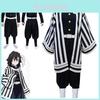 Demon Kimetsu Slayer No Yaiba Cosplay Iguro Obanai Halloween Adult Costume Suit