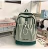 School Bag Ins Small Fresh Casual College Student School Bag Simple Versatile Backpack Lightweight Backpack Sweet Spring Outing Bag