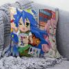 Anime Lucky Star Personalizovaný povlak na polštář Dětská ložnice Divoká párty Dekorace Povlak na polštář Dítě Narozeniny Oslava Dárek