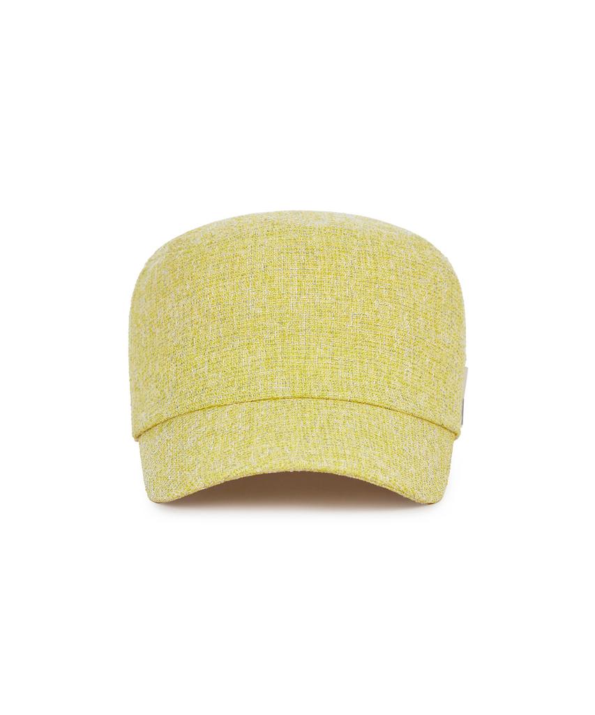 Bajal Epoxy Stud Bellboy Cap Yellow
