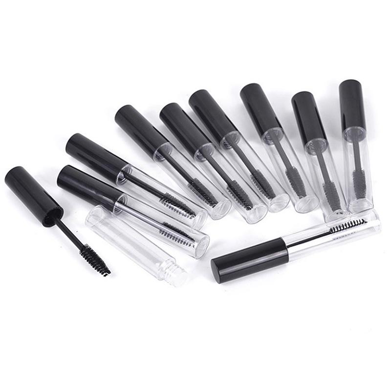 Tubi Vuoti Opachi per Mascara da 10 ml Trucco Ciglia Bottiglia Ricaricabile Tappo Bianco Contenitori per Confezionamento Cosmetico Tubi per Crema Sopracciglia