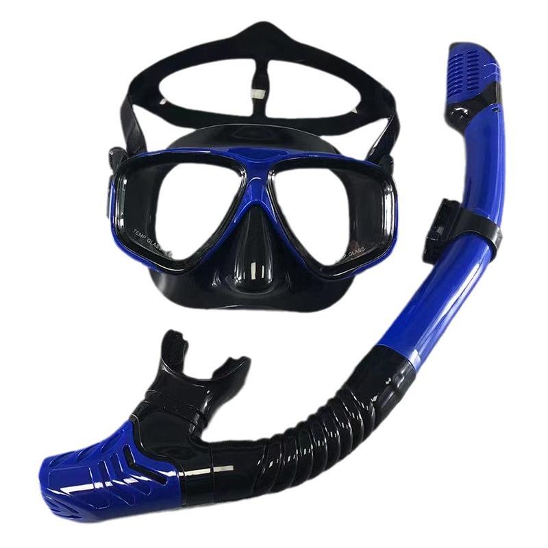 Adult Unisex Scuba and Snorkel Set with Myopia Dive Mask