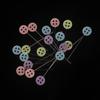 50pcs/100pcs Craft Needles Colorful Mini Quilting Sewing Pin Patchwork Button