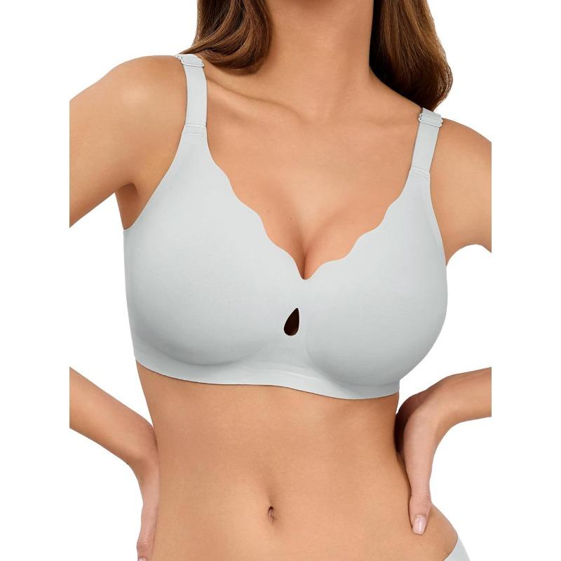 Women Sexy Leopard Print Wireless Plus Size Comfortable Push Up Bra