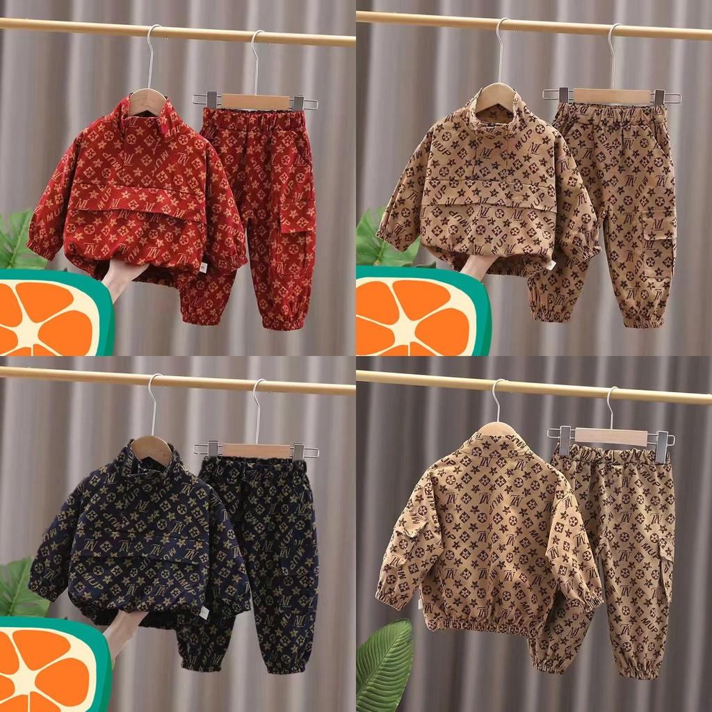 Set di Abbigliamento Autunnale per Bambino in Cotone per Bambini Piccoli Età 1-3 Anni