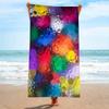 Abstract 3D Geruit Mooie Strandlaken Zandloos Badlaken Zomer Badjassen toalla tumbona voor Man Vrouw