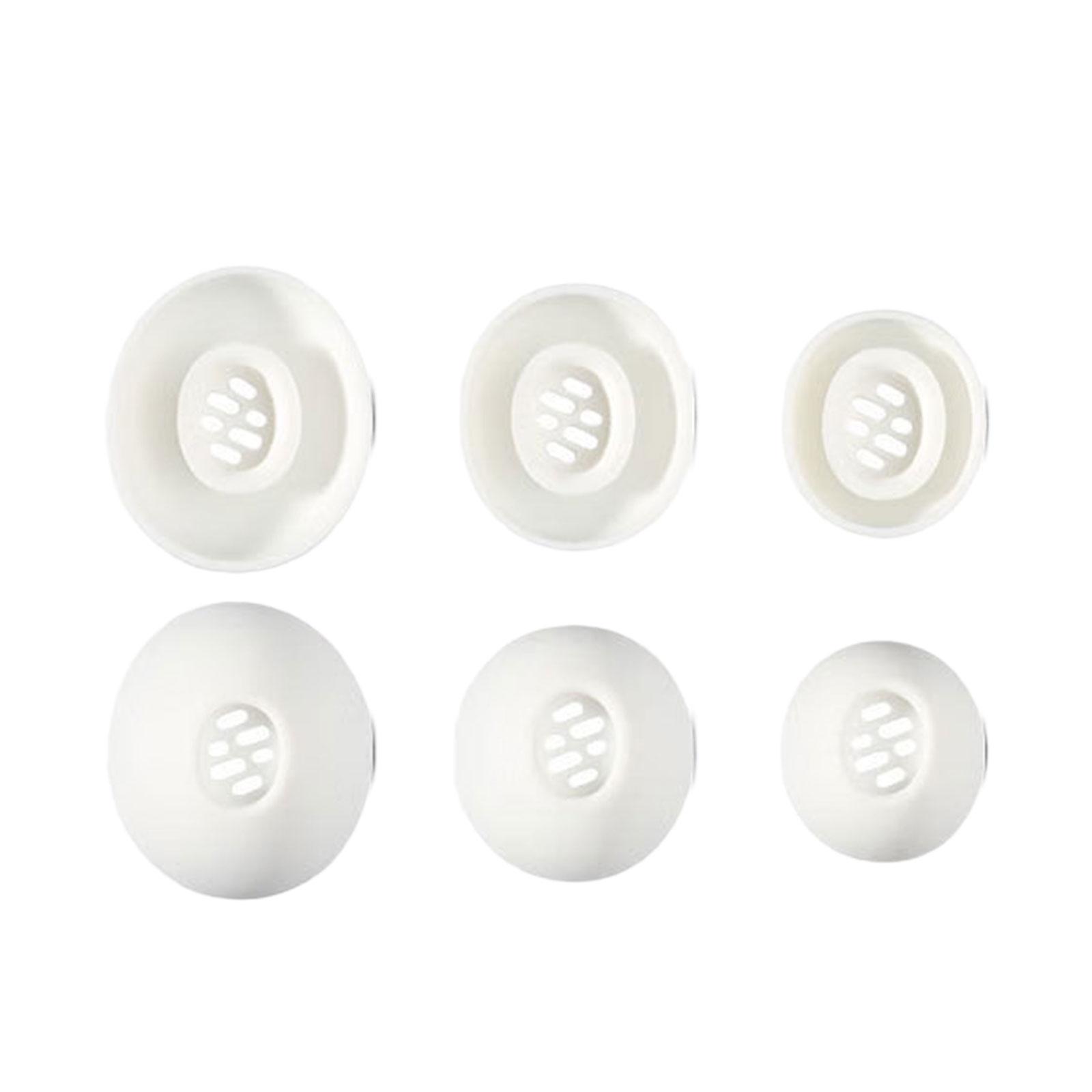 

Smooth Flexible Ergonomic Earbud Tip Plugs Protectors Ergonomic Design Enhances Stability Sound Prolonged Use for Air 4 білий
